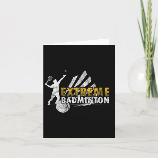 Wettkampfpla für Extreme Badminton Karte (Vorderseite)