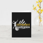 Wettkampfpla für Extreme Badminton Karte (Gelbe Blume)