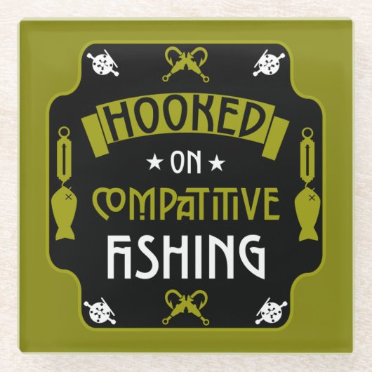 Wettkämpfturnier Glasuntersetzer (Vorderseite)