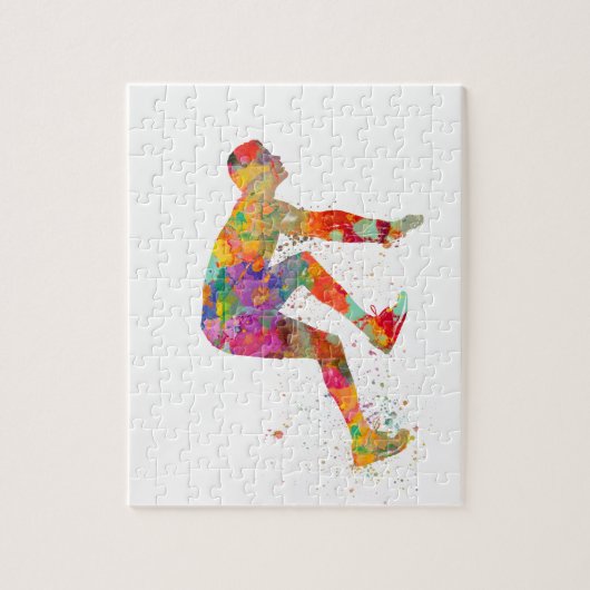 Wettläufer Puzzle (Vertikal)