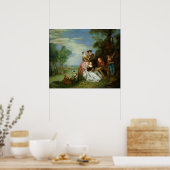 Wettstreit im Park Poster (Küche)