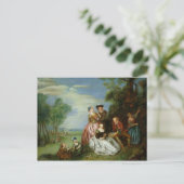 Wettstreit im Park Postkarte (Stehend Vorderseite)