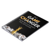 Wettstreit, motivierend Zitat, inspirierend Notizblock (Linke Seite)