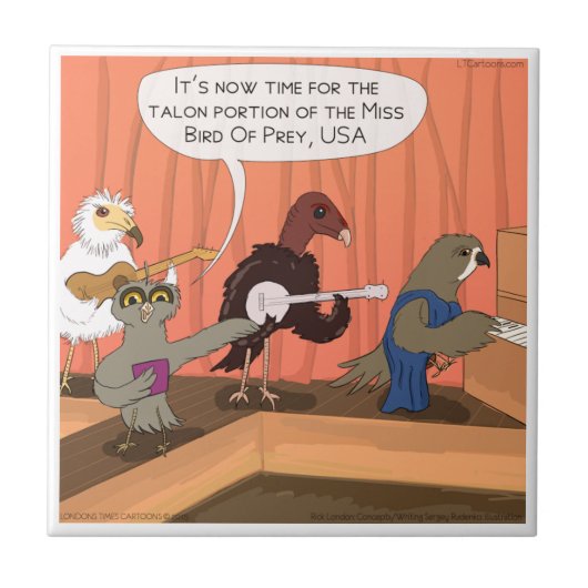 Wettstreit um die Vögel von Prey Talon Fliese (Vorderseite)