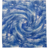 Wetzende Wolken...... Duschvorhang (Vorderseite)