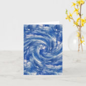 Wetzende Wolken...... Karte (Gelbe Blume)