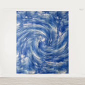 Wetzende Wolken...... Wandteppich (Vorderseite)