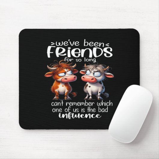 We've Been Friends For So Long Can't Remember Funn Mousepad (Mit Mouse)