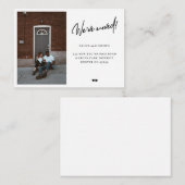 Weve bewegte Foto Mitteilungskarte (Vorne/Hinten)