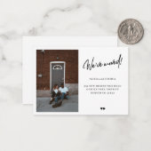 Weve bewegte Foto Mitteilungskarte (Vorderseite/Rückseite Beispiel)