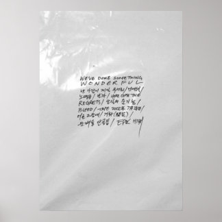 Weve hat etwas Wunderbares EPIK HIGH gemacht Poster