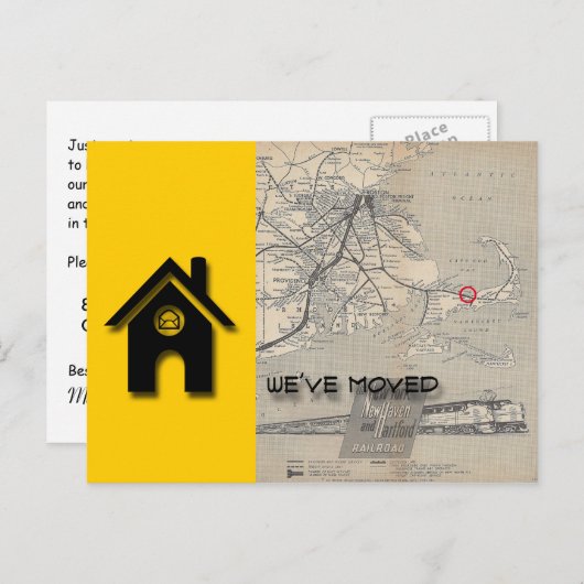 We've moved B House Map Replace with your own Map Postkarte (Vorne/Hinten)
