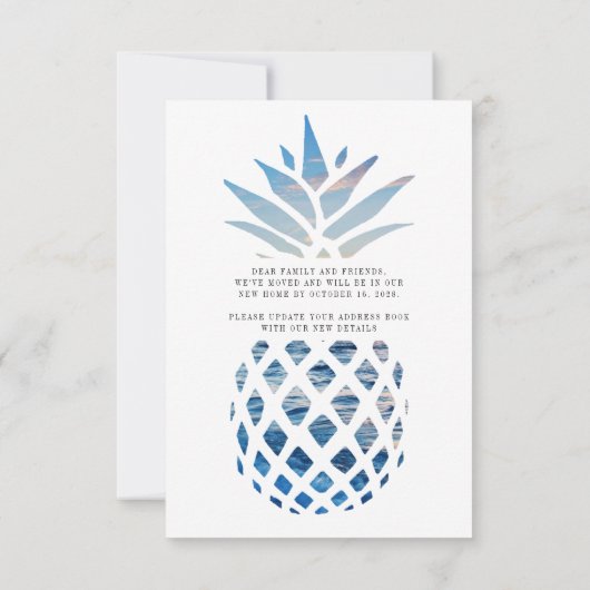 Weve Moved Change Moving Ankündigung (Rückseite)