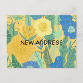  We've moved, chic, change of address announcement Postkarte (Vorderseite)