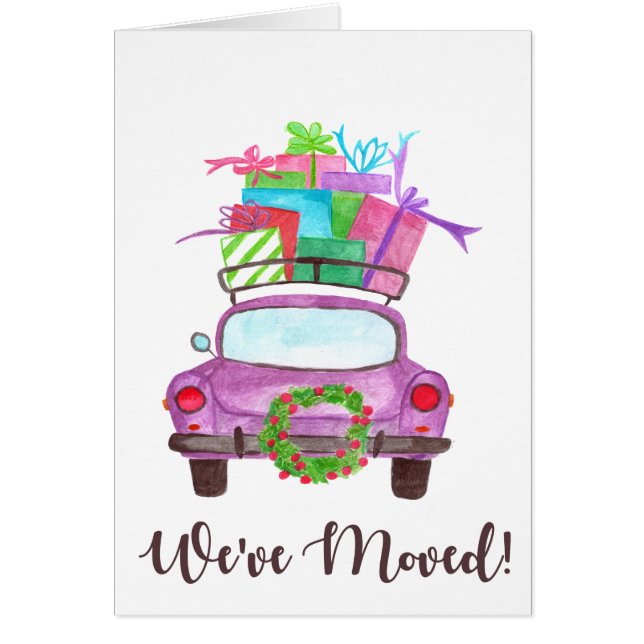 We've Moved Christmas Car (Vorne)