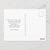 We've Moved Funny Golf Ball in Rough Personalized Postkarte (Rückseite)