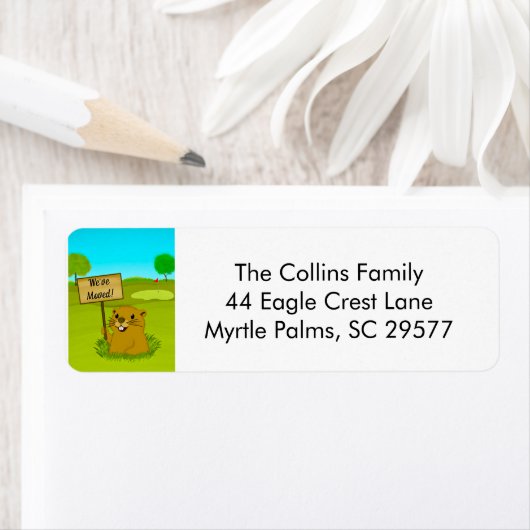 We've Moved Gopher on Golf Course Announcement (Insitu)