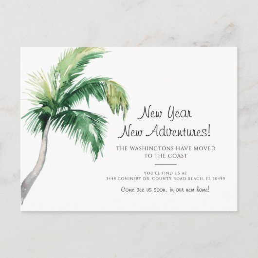 We've Moved New Address Moving Ankündigungspostkarte (Vorderseite)