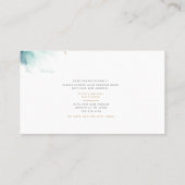 We've Moved New Address Moving Announcement Visitenkarte (Rückseite)