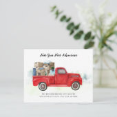 We've Moved New Year Moving Announcement Card Ankündigung (Stehend Vorderseite)