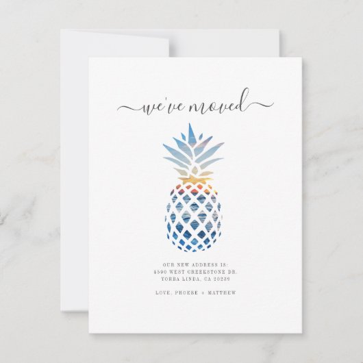 Weve Moved Pineaple Änderung der Adresse bewegen (Vorderseite)