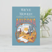 We've Moved to Arizona New Address Ankündigung (Stehend Vorderseite)