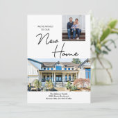 We've moved to our New Home custom photos Ankündigung (Stehend Vorderseite)