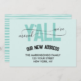 Weve Moved Y'all Moving Announcement Einladung