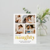 Weve war unartig Schwangerschaft Ankündigung Weihn (Stehend vorne)