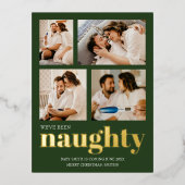 Weve war unartig Schwangerschaft Ankündigung Weihn (Vorderseite)