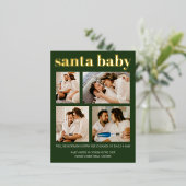 Weve war unartig Schwangerschaft Ankündigung Weihn (Stehend vorne)