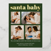 Weve war unartig Schwangerschaft Ankündigung Weihn (Vorderseite)