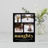 Weve war unartig Schwangerschaft Ankündigung Weihn (Stehend vorne)