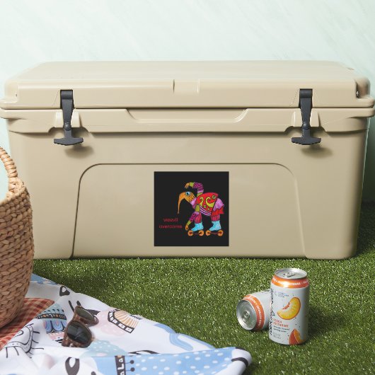 Wevil Overcome Large Vinyl Aufkleber (Kühler)