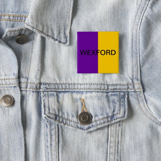 Wexford Flag Button Abzeichen (Beispiel)