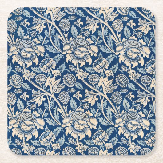 Wey, 1883 von William Morris Rechteckiger Pappuntersetzer (Vorderseite)