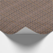 Wey Entwurf durch William Morris 1883 Geschenkpapier (Ecke)