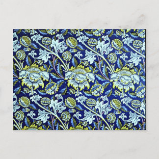 Wey, Vintages Muster von William Morris Postkarte