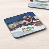 Weyeth - Weihnachtsbücher für Weihnachten Getränkeuntersetzer (Linke Seite)