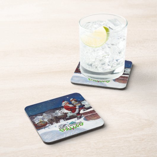 Weyeth - Weihnachtsbücher für Weihnachten Getränkeuntersetzer (Rechte Seite)