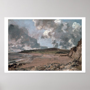 Weymouth Bay mit Jordan Hill, c.1816 (Öl auf Canv) Poster