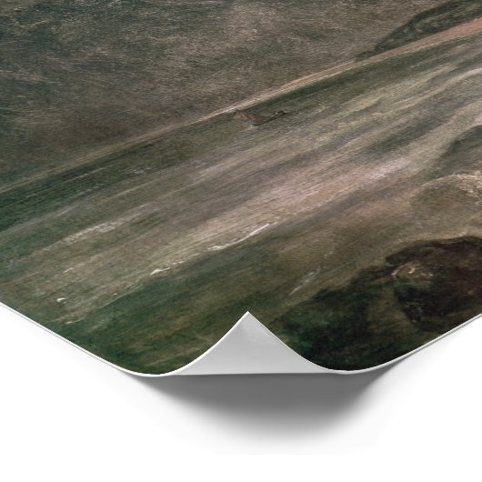 Weymouth Bay mit Sturm Poster (Ecke)