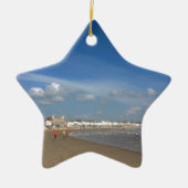 Weymouth Beach Keramik Ornament (Vorne)