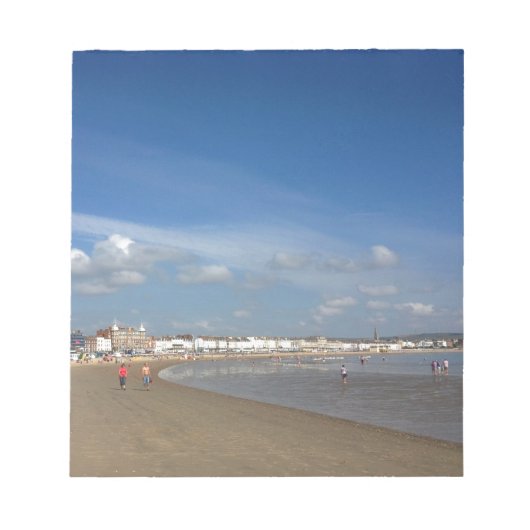 Weymouth Beach Notizblock (Vorderseite)
