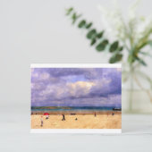 Weymouth Beach Postkarte (Stehend Vorderseite)