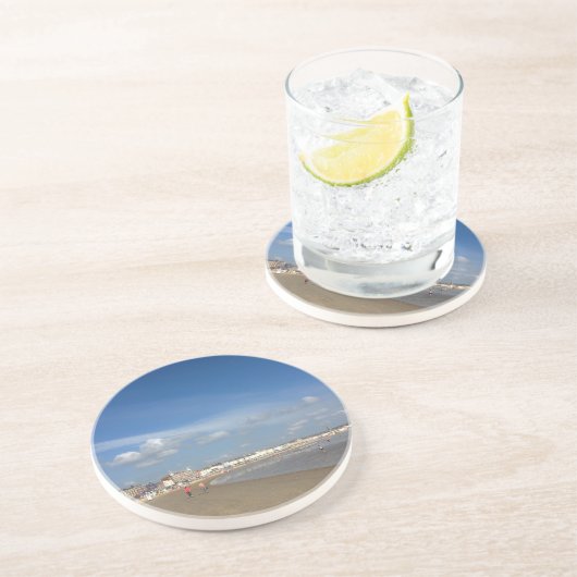 Weymouth Beach Untersetzer (Seite)