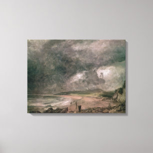 Weymouth Bucht mit näherndem Sturm Leinwanddruck