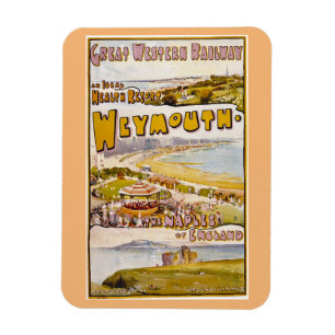 Weymouth, Dorset, England, Bahnreise Magnet