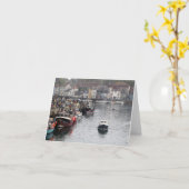 Weymouth Dorset Folded Grußkarte Karte (Gelbe Blume)