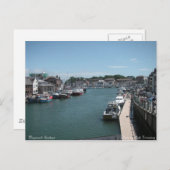 Weymouth Harbour Postkarte (Vorne/Hinten)